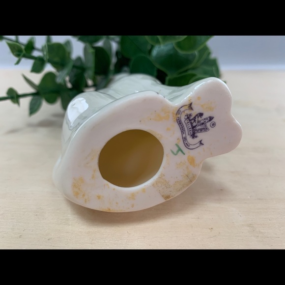 Vintage Belleek Porcelain Kitty Cat - Picture 8 of 8